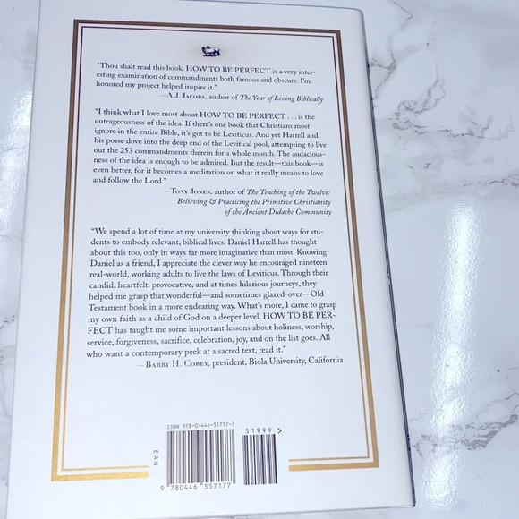 How to be Perfect by Daniel M. Harrell hardback book - Picture 3 of 6